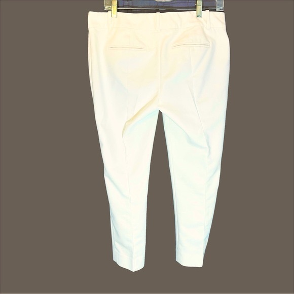 Ann Taylor White Crop Pants Petite Size 8P - Picture 2 of 8